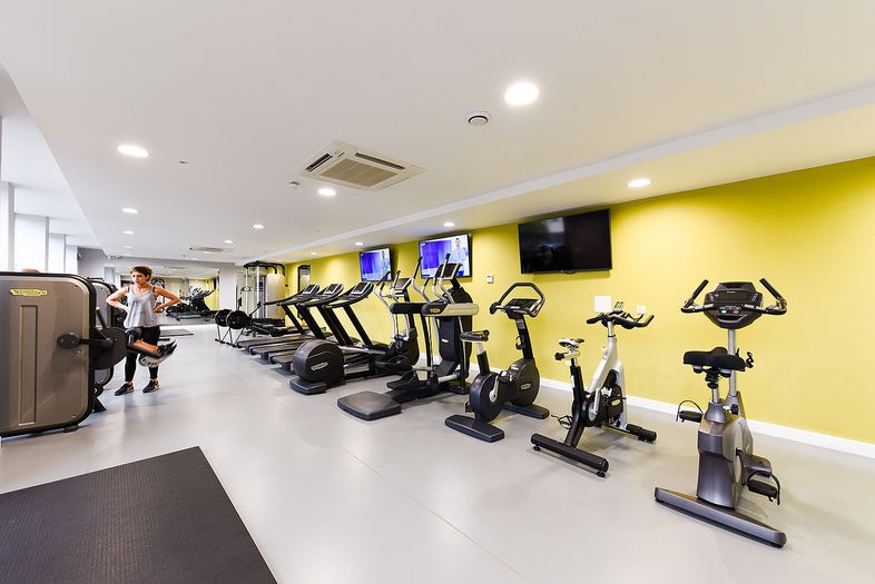 Commercial gym repainted by Paint and Maintain